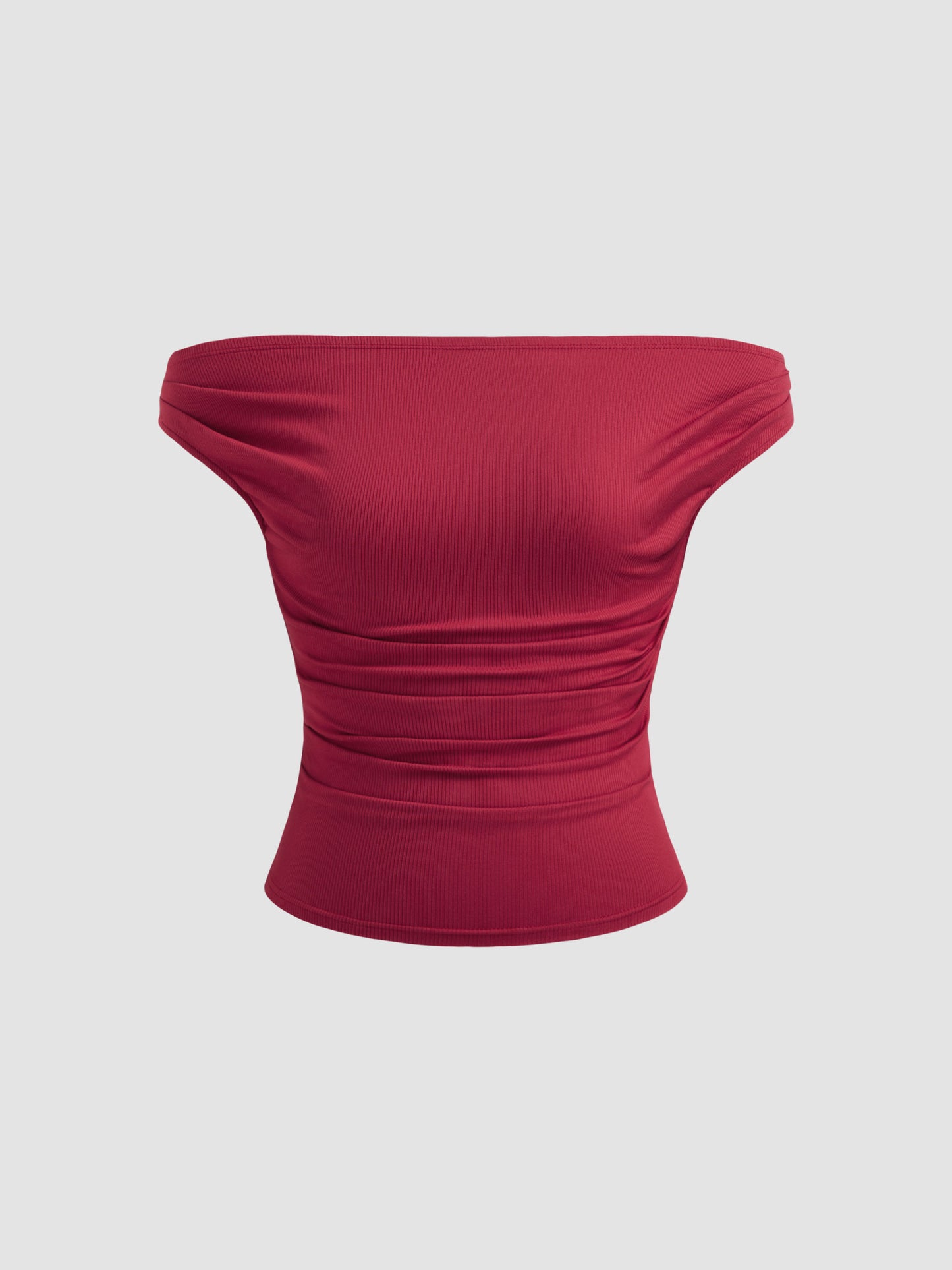 Off-Shoulder Ruched Top