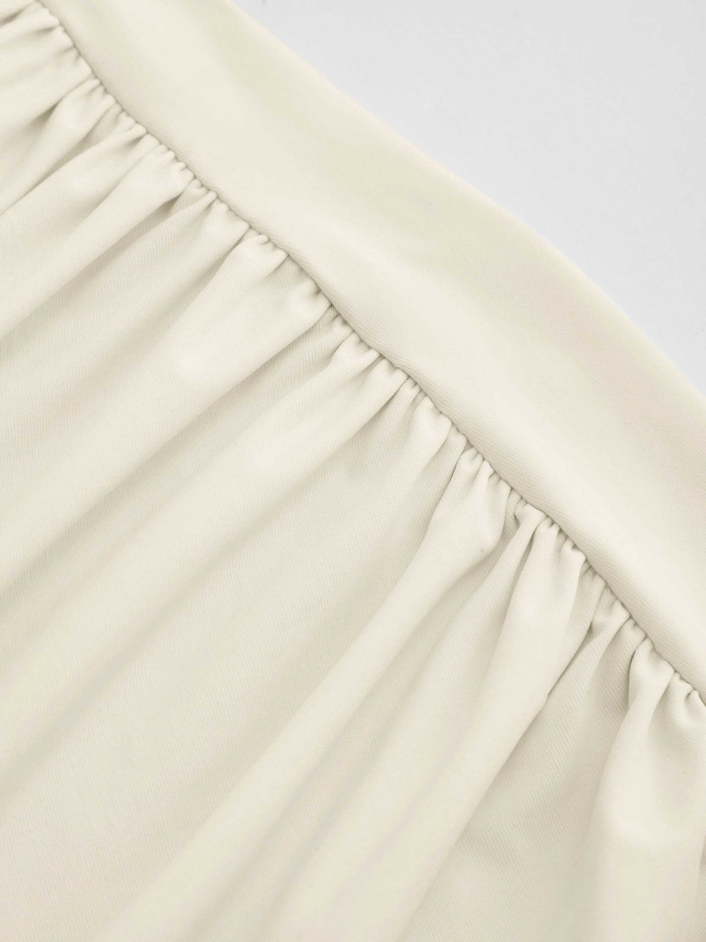 Cowl Neck Ruched Backless Maxi Dress