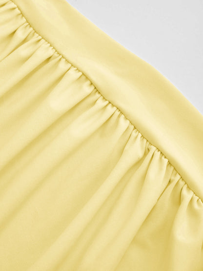 Cowl Neck Ruched Backless Maxi Dress