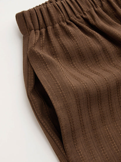 Waist Straight Leg Trousers