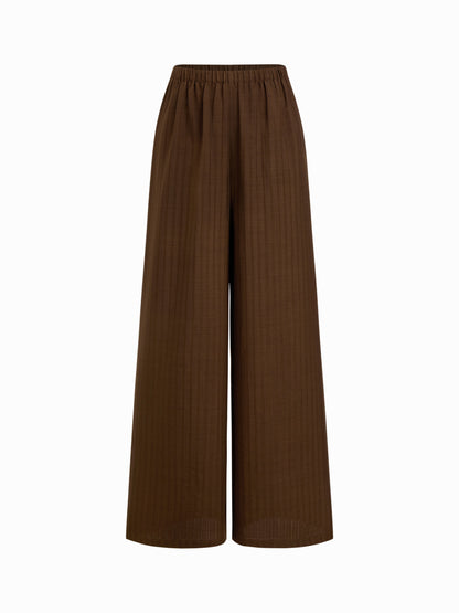 Waist Straight Leg Trousers