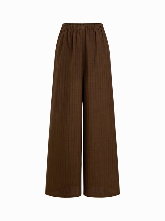 Waist Straight Leg Trousers