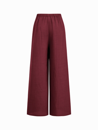 Waist Straight Leg Trousers