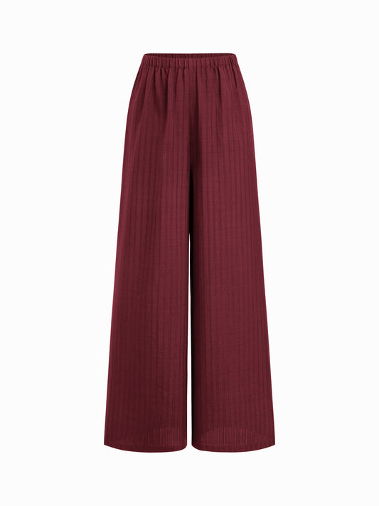 Waist Straight Leg Trousers