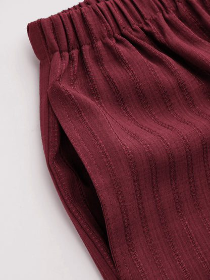 Waist Straight Leg Trousers