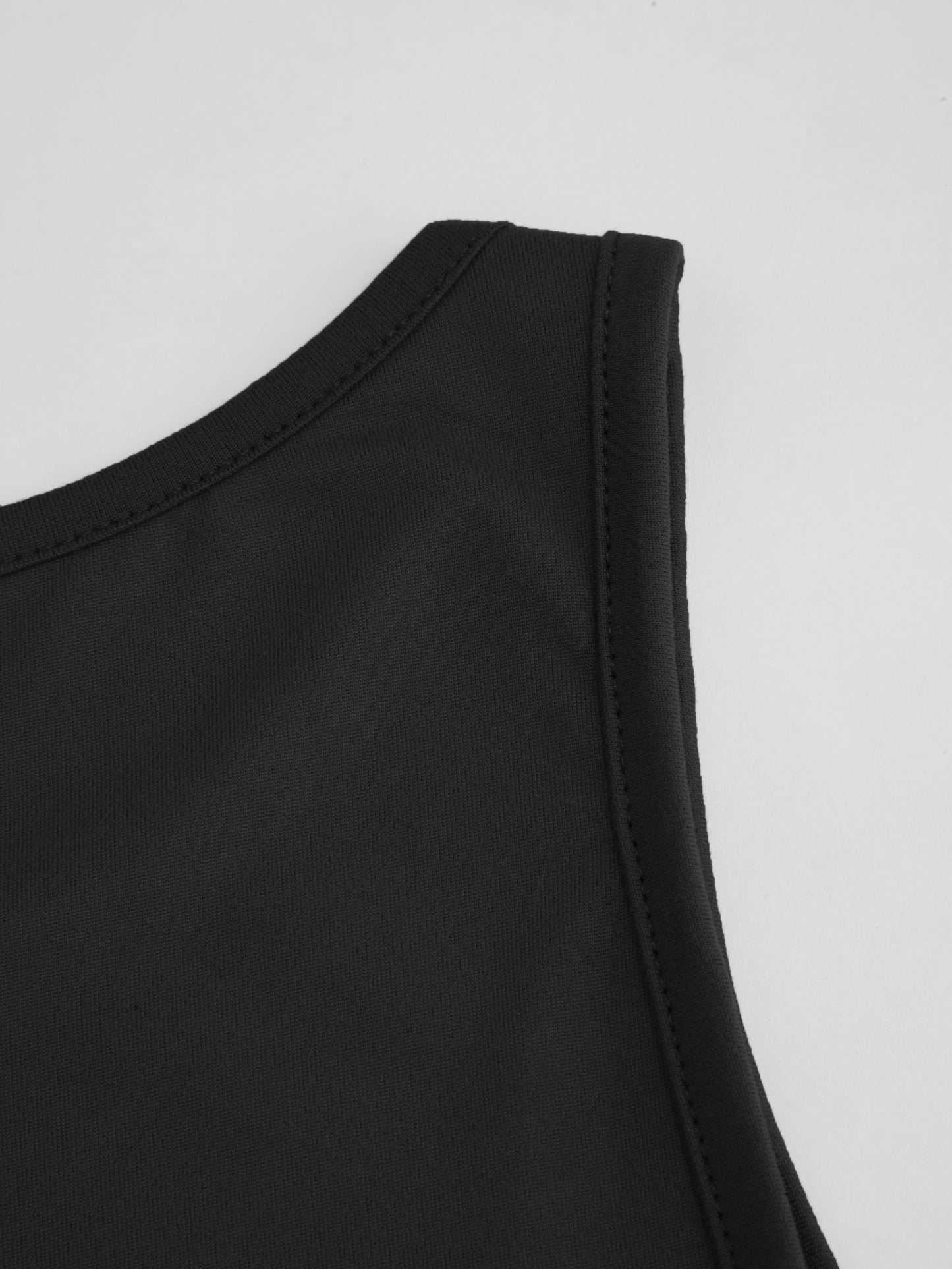 Draped Ruched Tank Maxi Dress